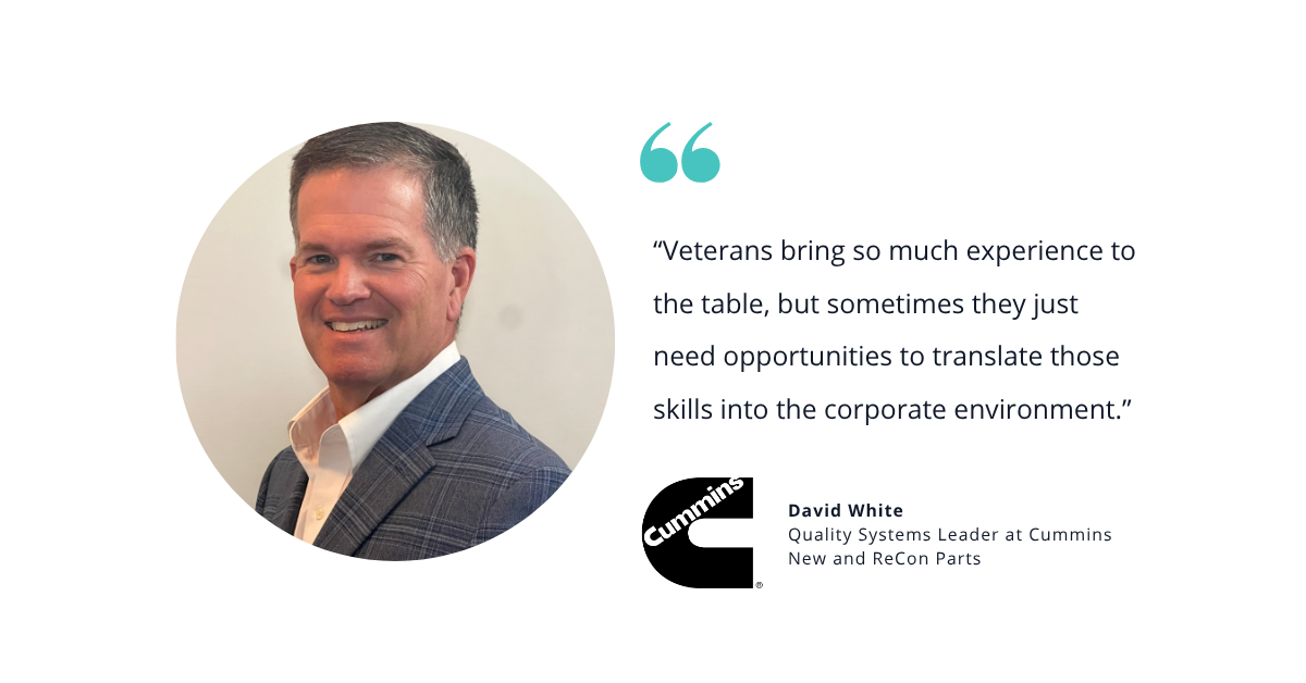 Military precision meets quality leadership: David White’s path from the Air Force to Cummins